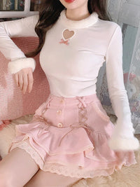Love Kawaii Cute Pink Frilly Outfit - Bear Hugs