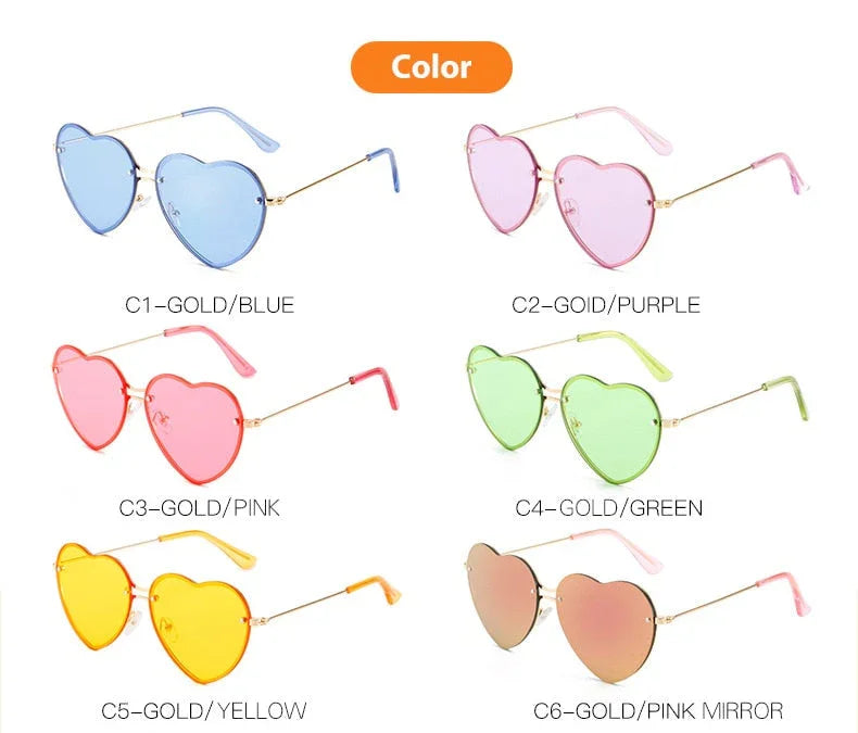 LOVE Ocean Heart Sunglasses - Bear Hugs