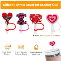 Lovestruck Silicone Straw Cap for Stanley Cup - Bear Hugs