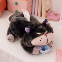 Lucifer Angry Cat Plush Tissue Dispenser - Bear Hugs