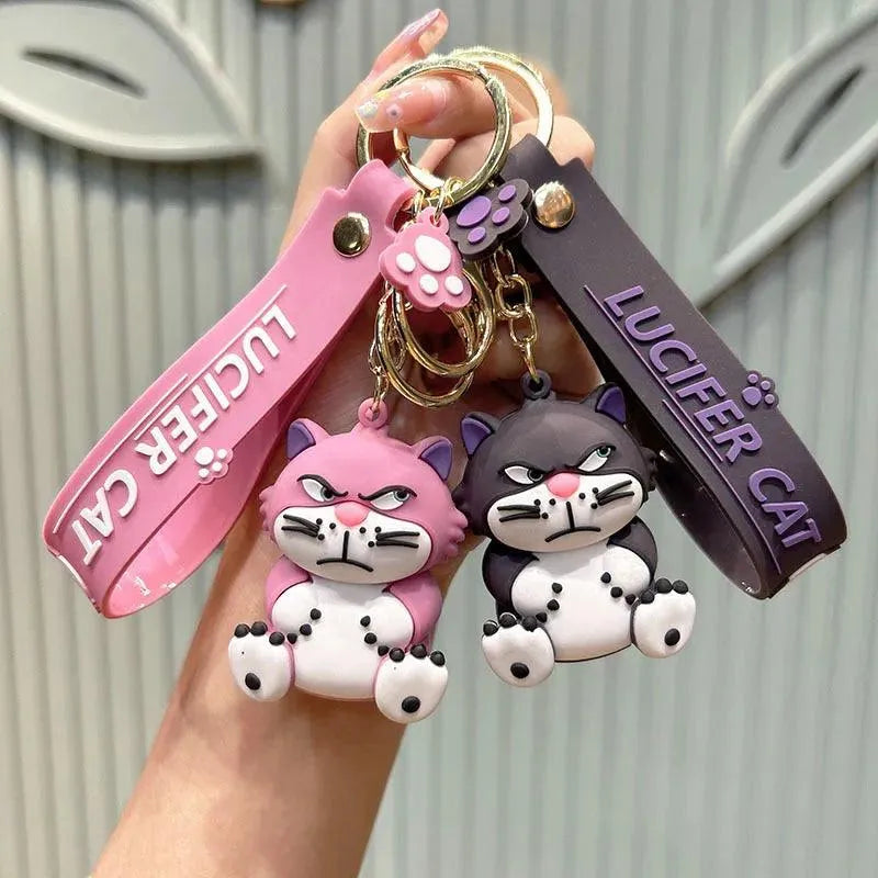 Lucifer Cat 3D Keychain - Bear Hugs