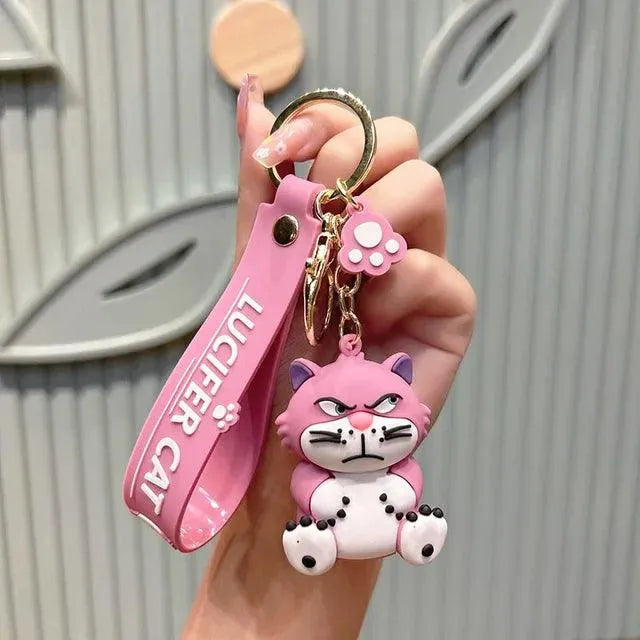 Lucifer Cat 3D Keychain - Bear Hugs