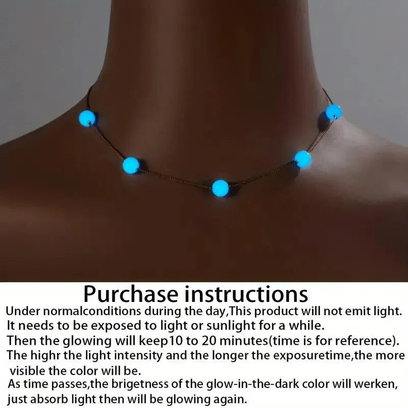 Luminous Beaded Necklace - Bear Hugs