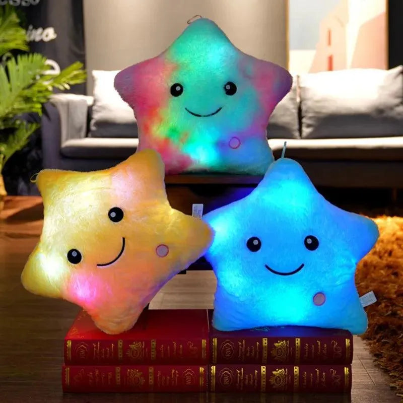 Luminous Glowing Star Pillow - Bear Hugs