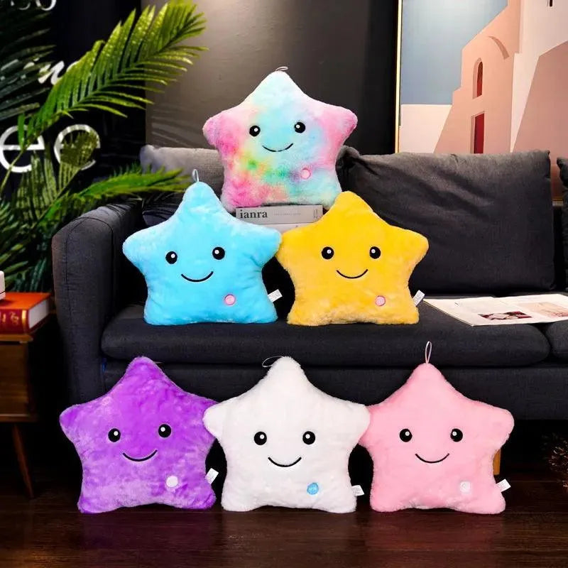 Luminous Glowing Star Pillow - Bear Hugs