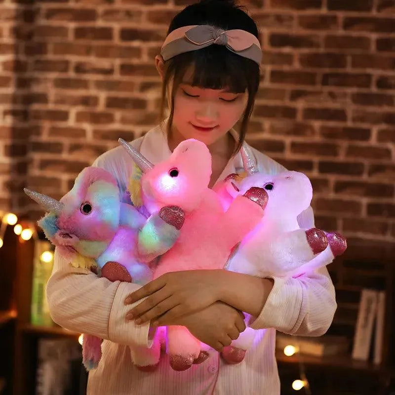 Luminous Glowing Unicorn Plushie - Bear Hugs