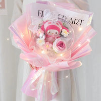 Luxury Sanrio My Melody Kuromi Cinnamoroll Doll Bouquet - Bear Hugs