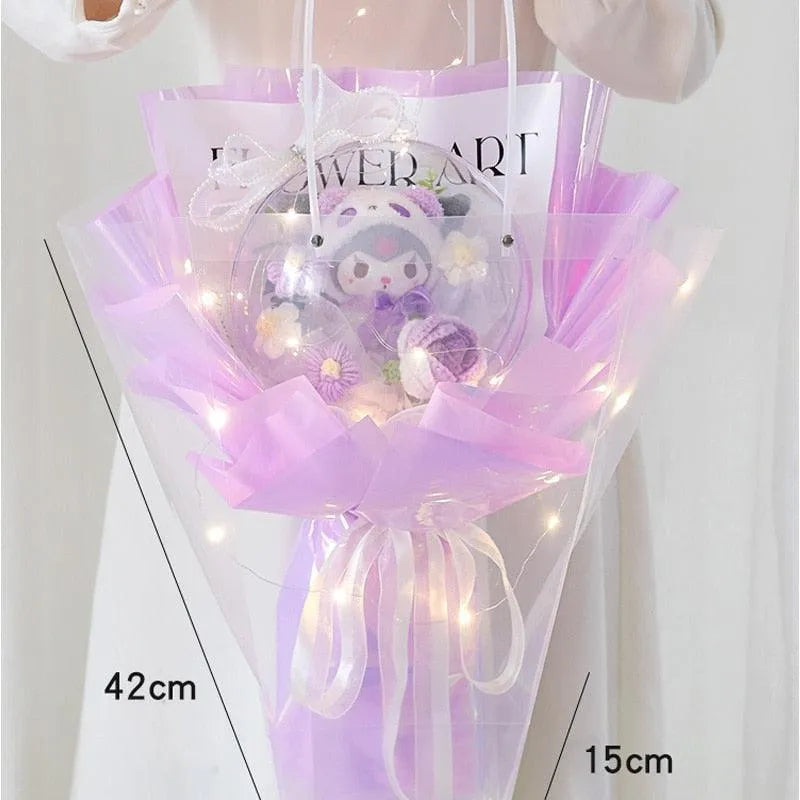 Luxury Sanrio My Melody Kuromi Cinnamoroll Doll Bouquet - Bear Hugs