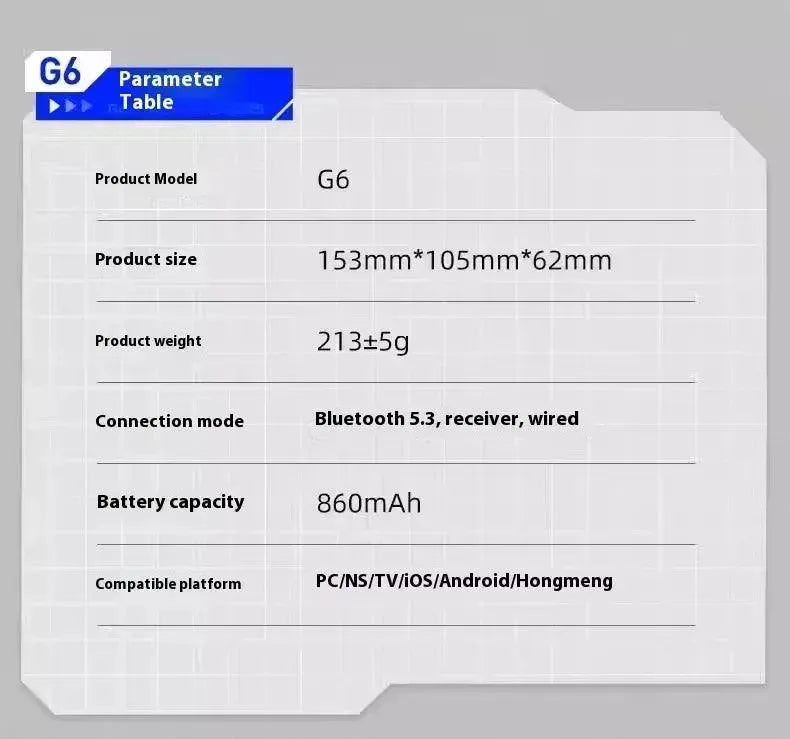 Machenike G6 V2 Wireless Gamepad Controller - Bear Hugs