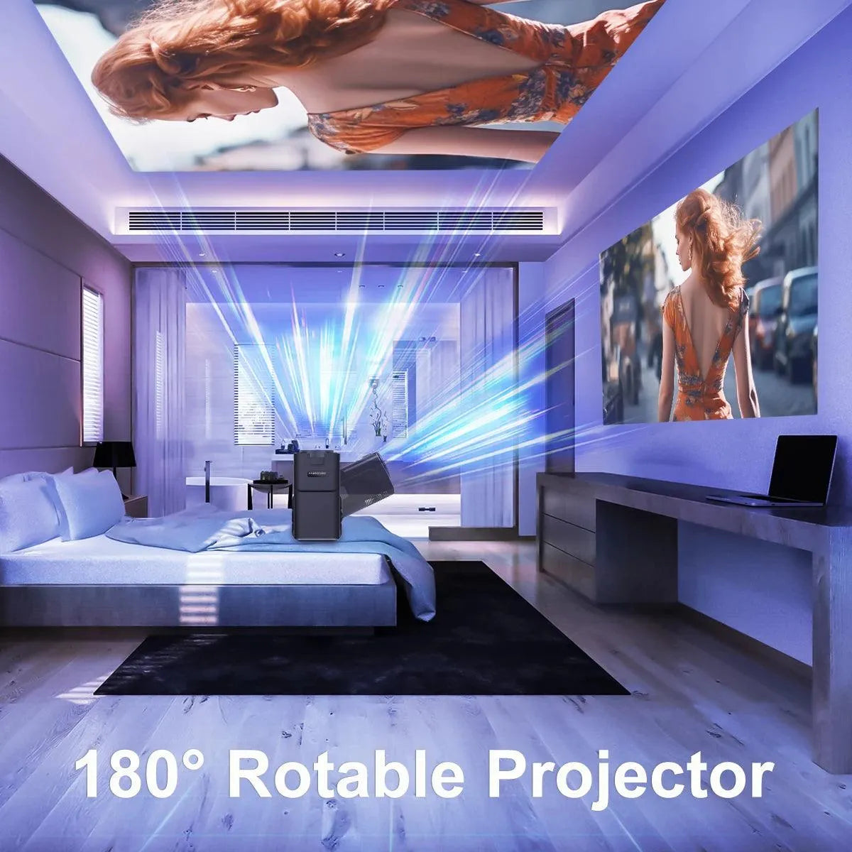 Magcubic HY320 Projector 4K Home Theater - Bear Hugs