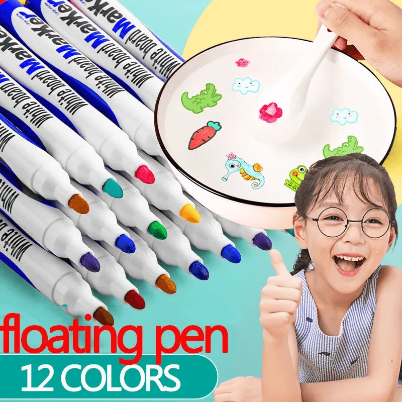 Magic Water Paint Brush Pen (Set of 12 pcs) - Bear Hugs