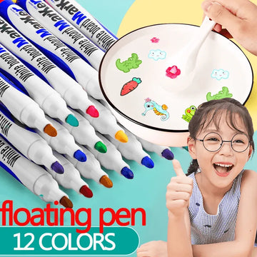 Magic Water Paint Brush Pen (Set of 12 pcs) - Bear Hugs