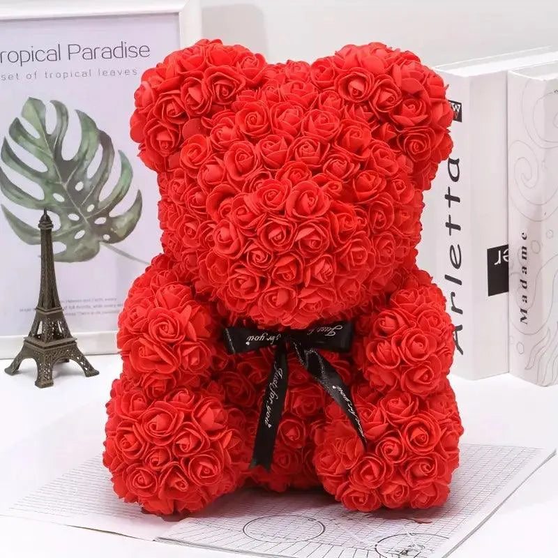 Magical Rose Teddy Bear - Bear Hugs