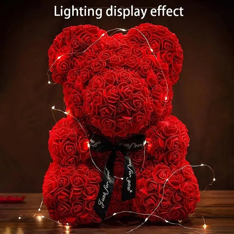 Magical Rose Teddy Bear - Bear Hugs