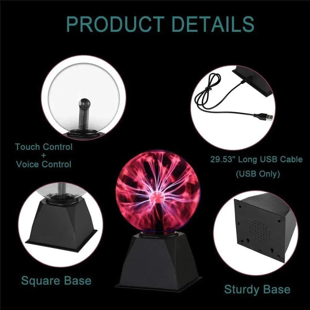 Magical Sphere Light Plasma Ball - Bear Hugs