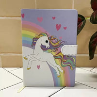 Magical Unicorn A6 Diary with Magnetic Clasp - Bear Hugs