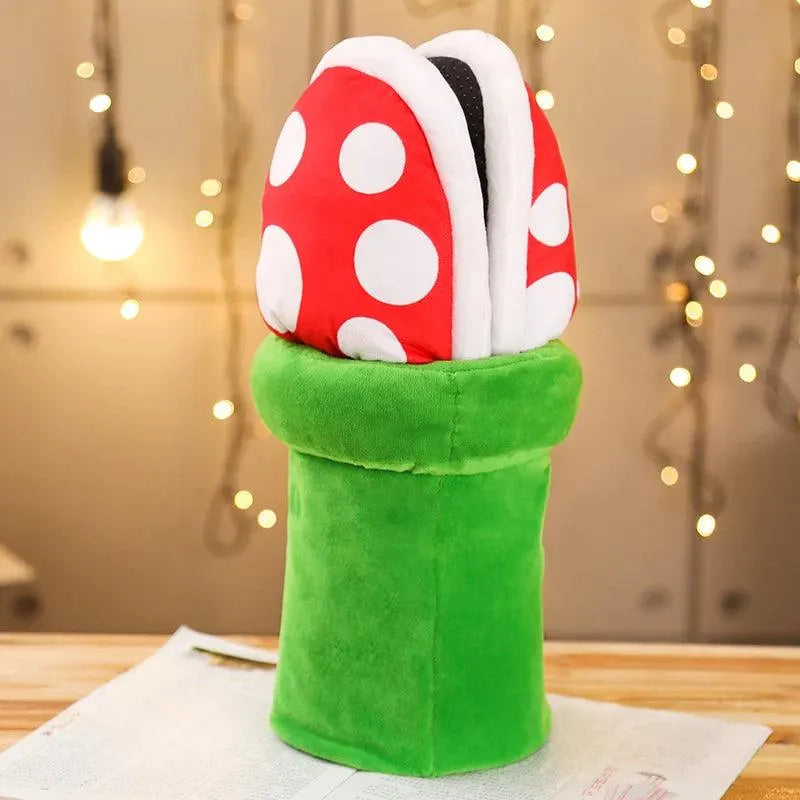 Mario Piranha Plant Plush Slippers - Bear Hugs