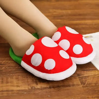 Mario Piranha Plant Plush Slippers - Bear Hugs