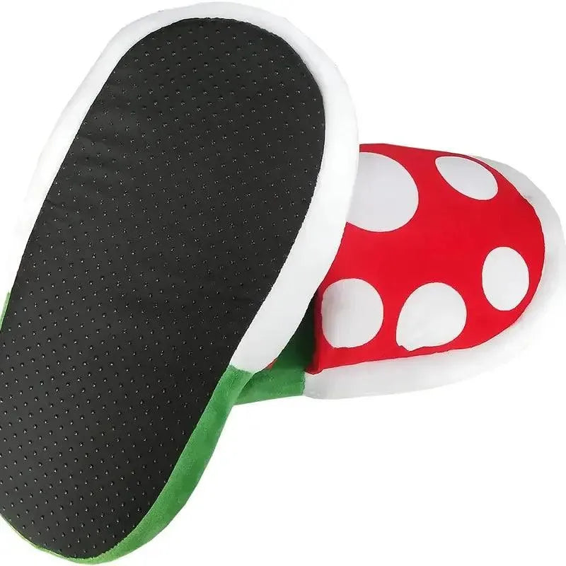 Mario Piranha Plant Plush Slippers - Bear Hugs