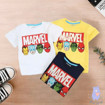 Marvel Character Print T-shirt - Bear Hugs