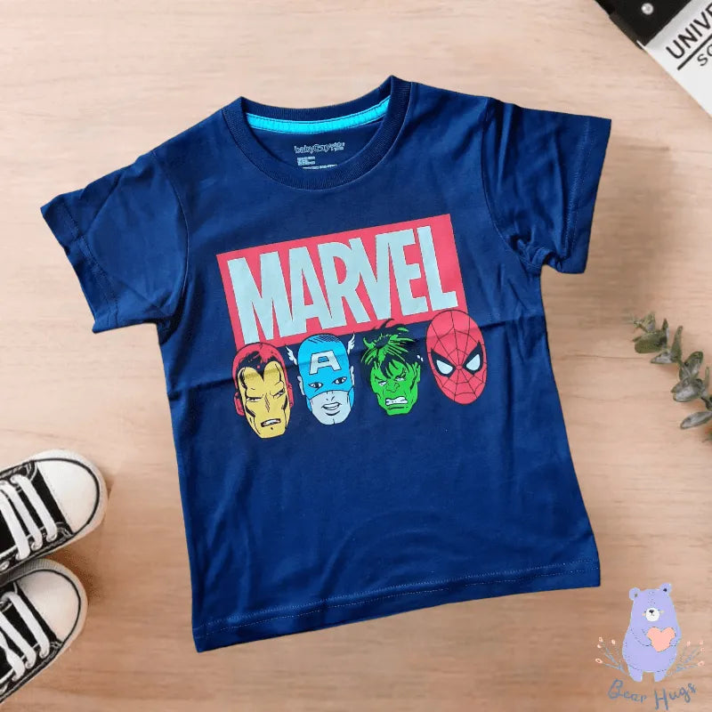 Marvel Character Print T-shirt - Bear Hugs