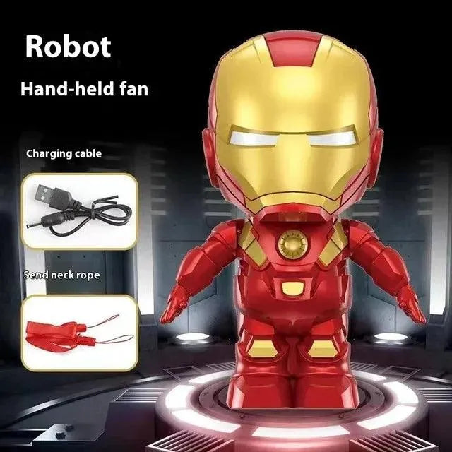 Marvel Spiderman and Iron Man Handheld Fan - Bear Hugs