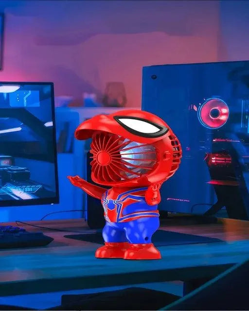 Marvel Spiderman and Iron Man Handheld Fan - Bear Hugs