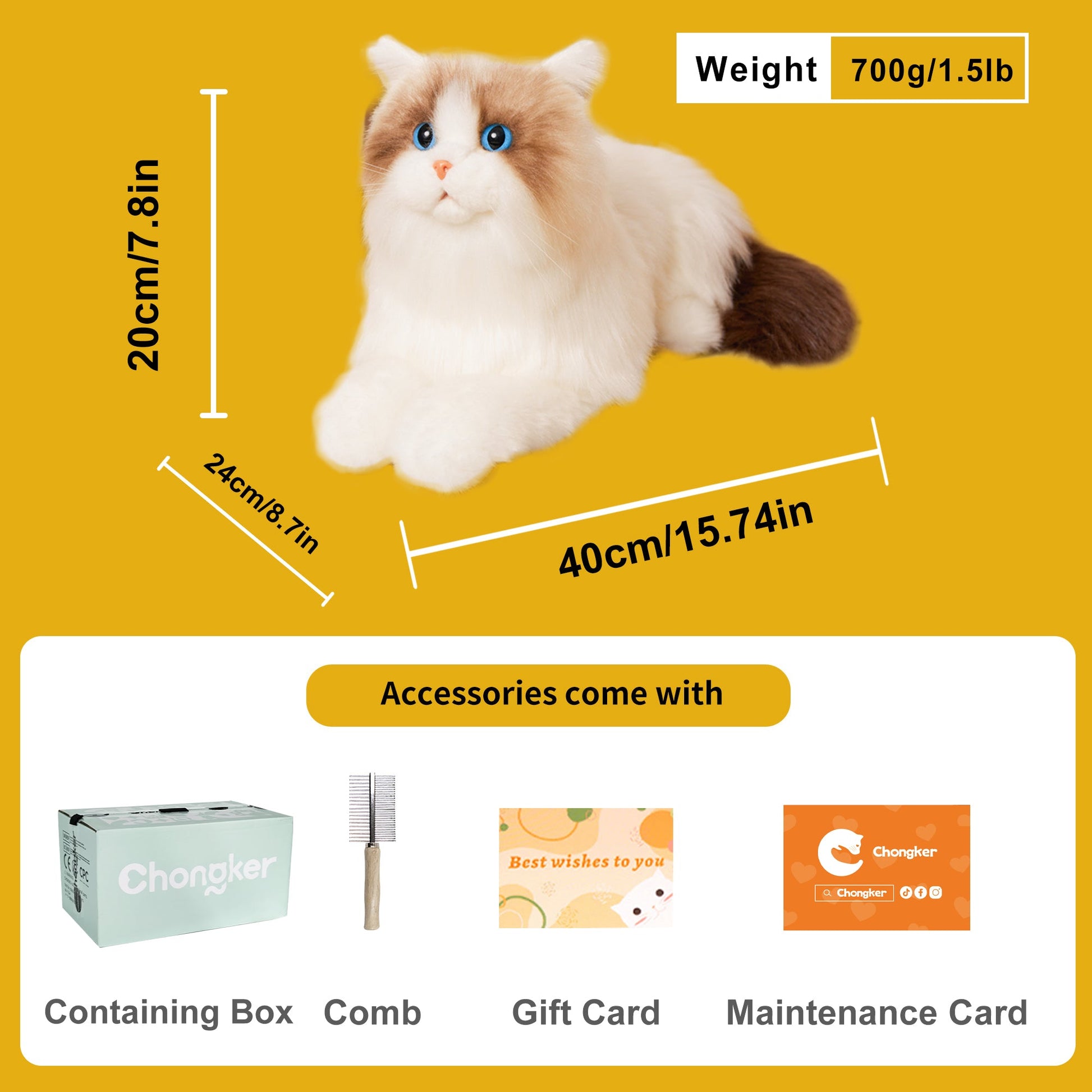 MateCat1.1 Robot Cat – Companion Toy for Sensory Comfort - Bear Hugs
