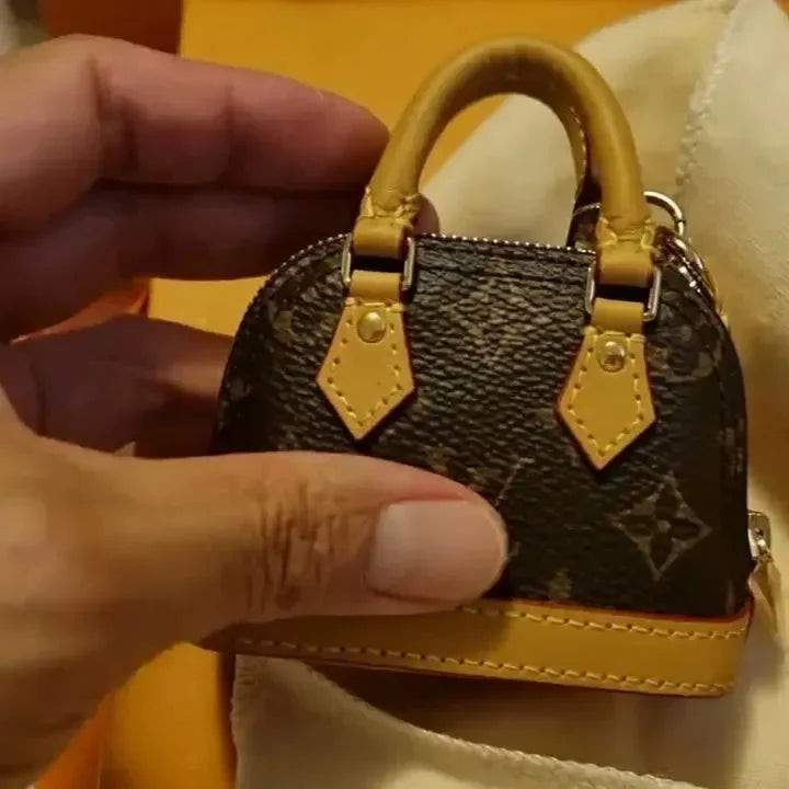 Luxe Legacy Monogram Bag Keychain