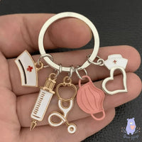 Medical Tools Keychain Set Bag Charm - Bear Hugs