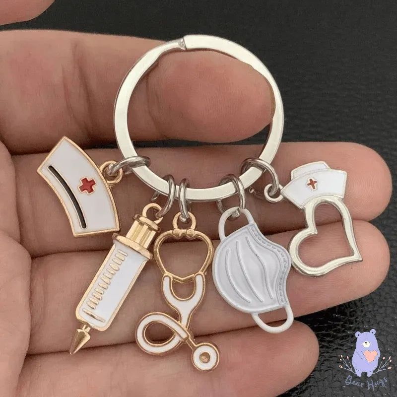 Medical Tools Keychain Set Bag Charm - Bear Hugs