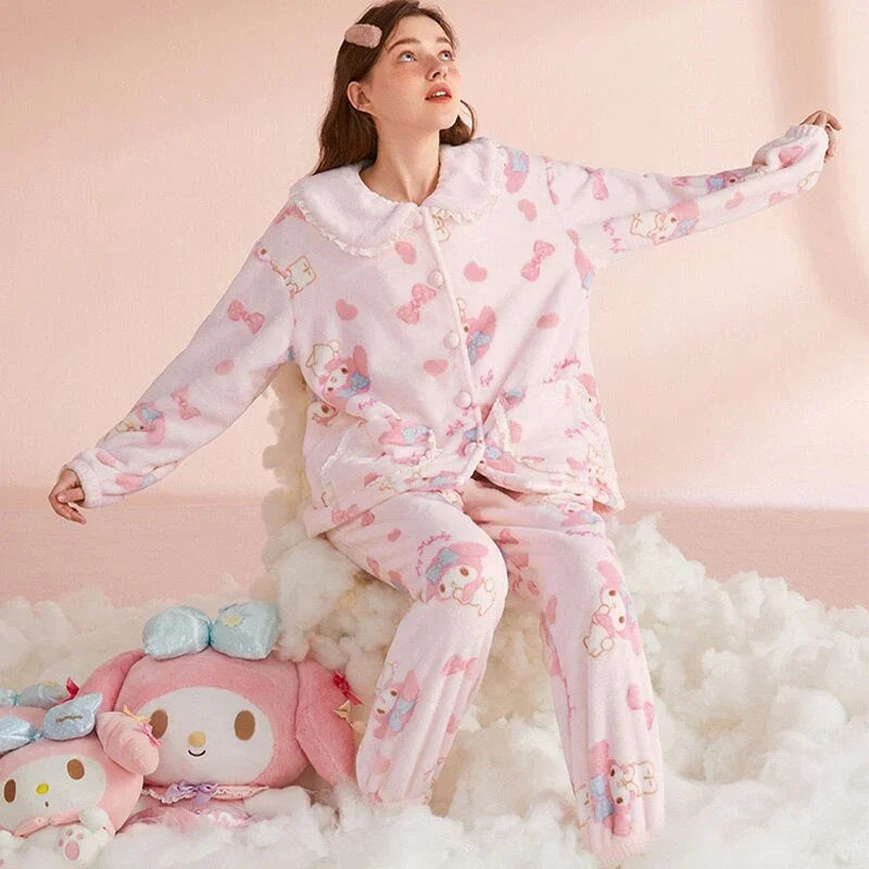 Pink Bunny Pajama Set - Bear Hugs
