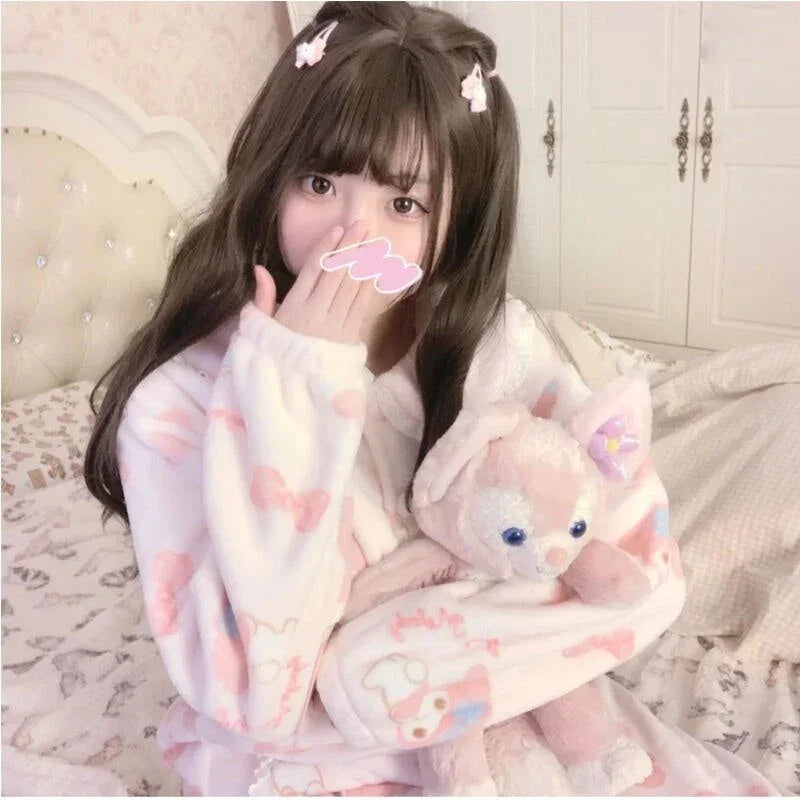 Pink Bunny Pajama Set - Bear Hugs