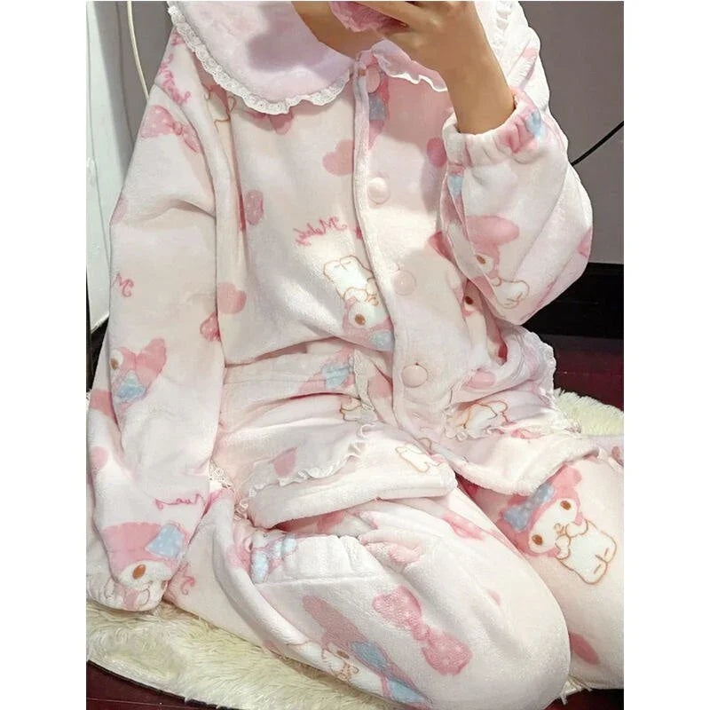 Pink Bunny Pajama Set - Bear Hugs