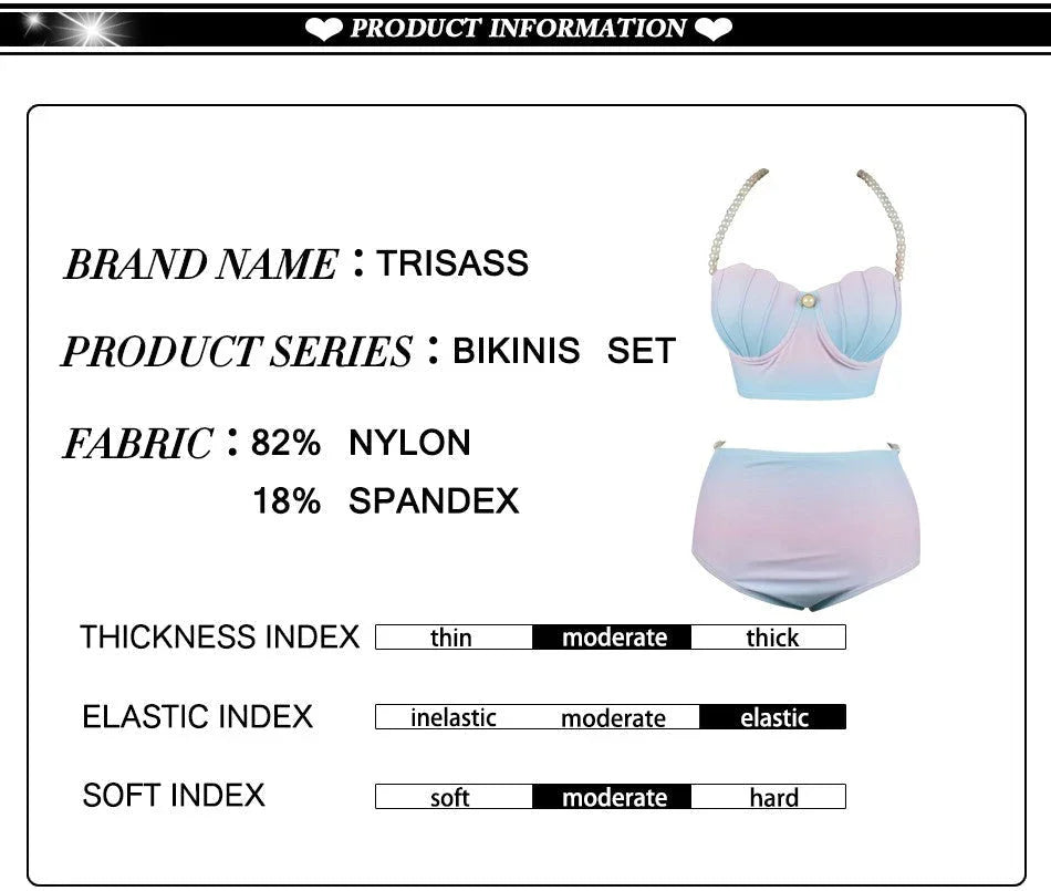 Mermaid Shell Skirt Bikini - Bear Hugs