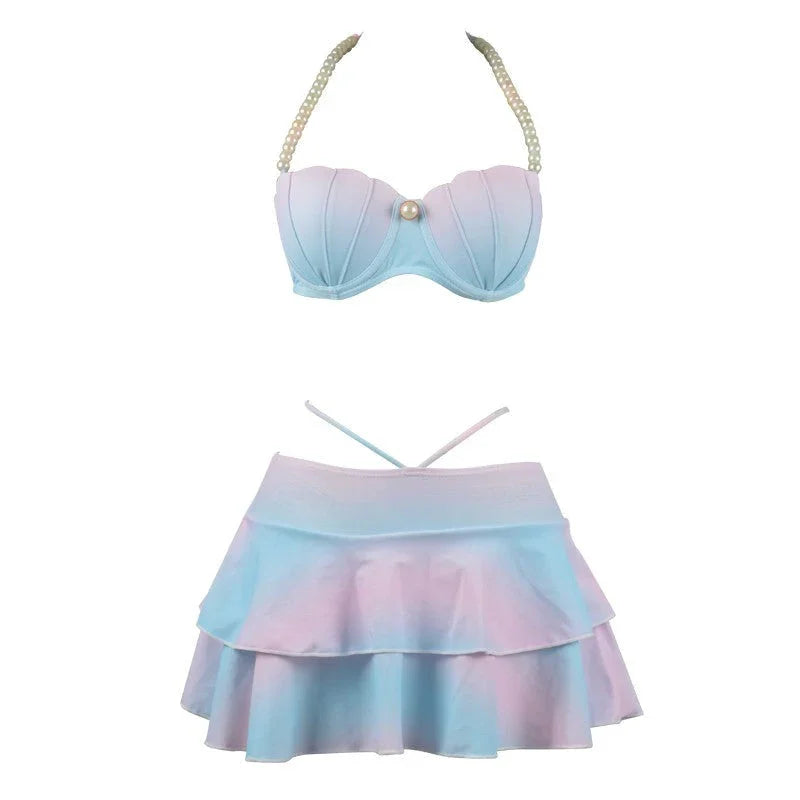Mermaid Shell Skirt Bikini - Bear Hugs