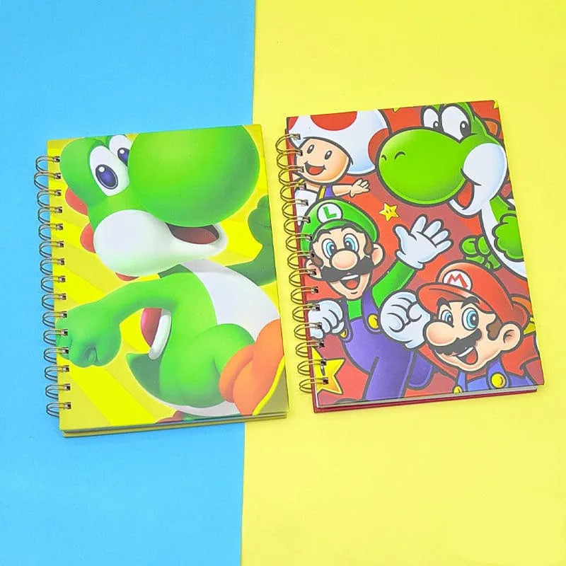 Super Mario A5 Spiral Notebook