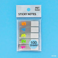 Crystal Hue Study Flag Sticky Tabs