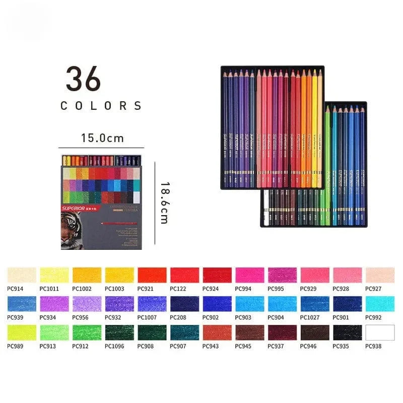 Superior Artists' Color Pencils Set