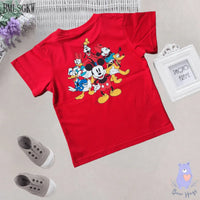 Mickey Character Print T-shirt - Bear Hugs