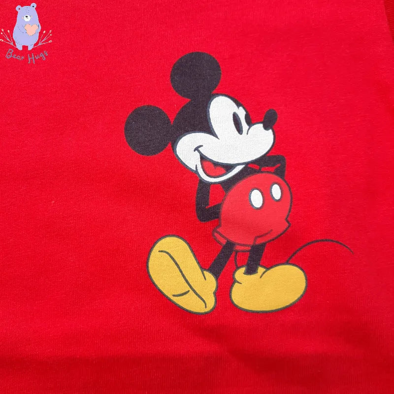 Mickey Character Print T-shirt - Bear Hugs