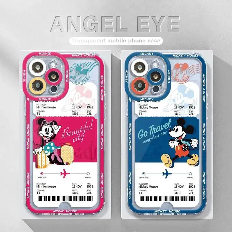 Mickey Minnie Card Style Phone Case (For iPhones) - Bear Hugs