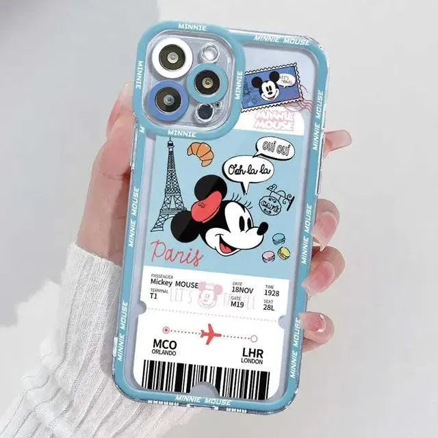 Mickey Minnie Card Style Phone Case (For iPhones) - Bear Hugs