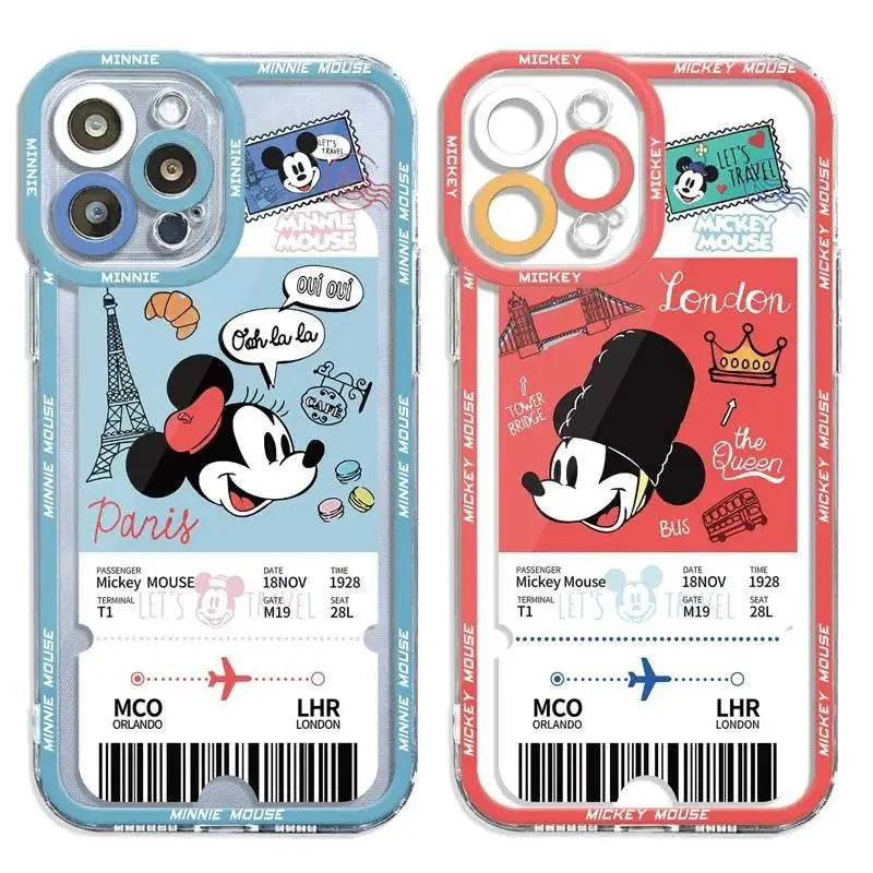 Mickey Minnie Card Style Phone Case (For iPhones) - Bear Hugs