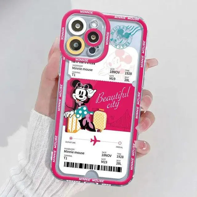 Mickey Minnie Card Style Phone Case (For iPhones) - Bear Hugs