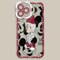 Mickey Minnie Clear Phone Case (For iPhones) - Bear Hugs