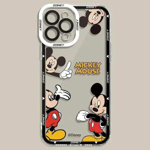 Mickey Minnie Clear Phone Case (For iPhones) - Bear Hugs