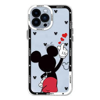 Mickey Minnie Clear Phone Case (For iPhones) - Bear Hugs