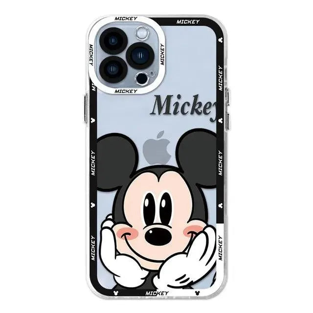 Mickey Minnie Clear Phone Case (For iPhones) - Bear Hugs