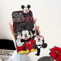 Mickey Minnie Trendy Phone Case with Strap (For iPhones) - Bear Hugs